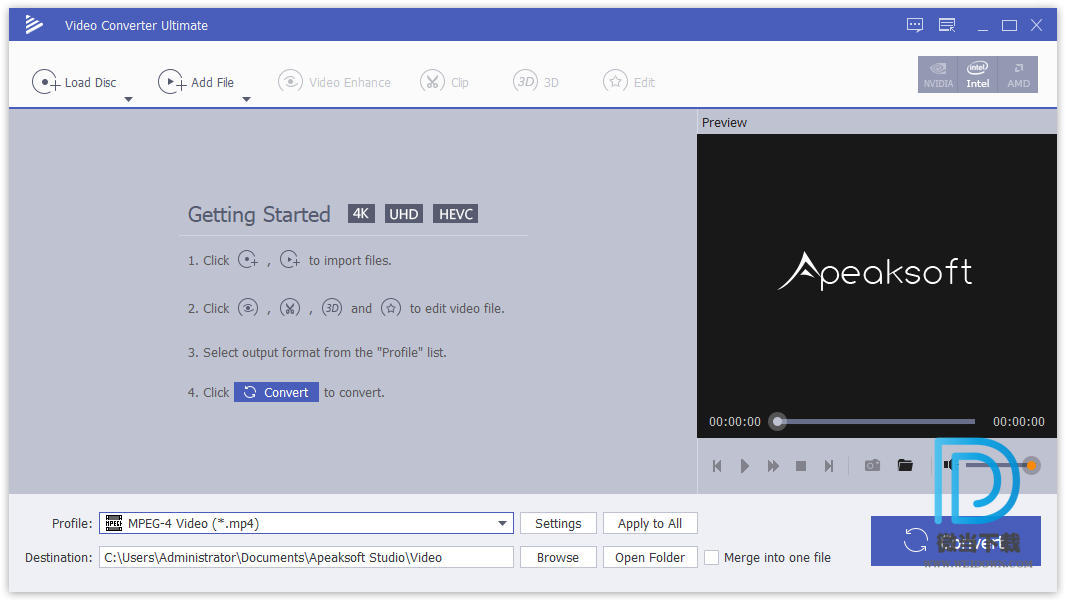 Apeaksoft Video Converter Ultimate下载 - Apeaksoft Video Converter Ultimate 视频格式转换工具 1.0.26 破解版