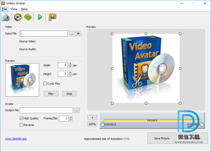 GeoVid Video Avatar下载 - GeoVid Video Avatar 视频转GIF动画 3.0.0.94 注册版