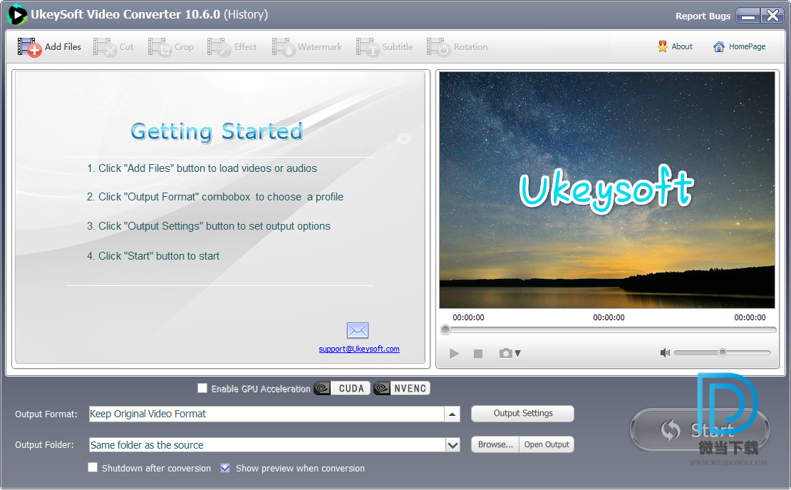 UkeySoft Video Converter下载 - UkeySoft Video Converter 视频格式转换 10.6.0 注册版