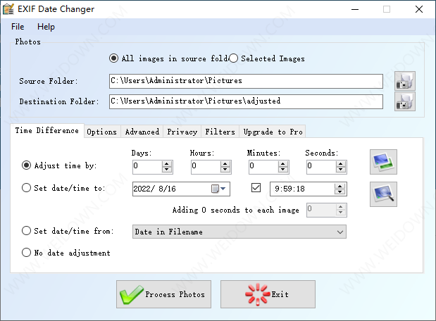 EXIF Date Changer-1