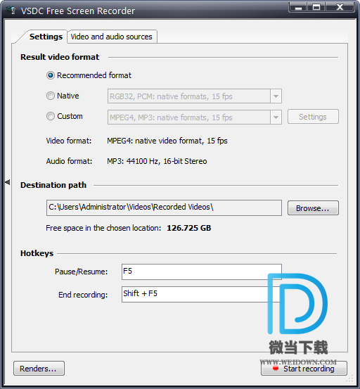 VSDC Free Screen Recorder下载 - VSDC Free Screen Recorder 屏幕录制软件 1.3.1.309 官方免费版