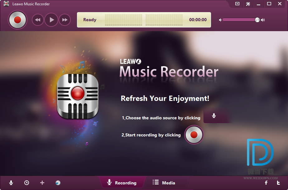 Leawo Music Recorder下载 - Leawo Music Recorder 录音软件 3.0.0.3 破解版