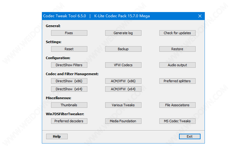 K-Lite Mega Codec Pack下载 - K-Lite Mega Codec Pack 17.2.5 官方版