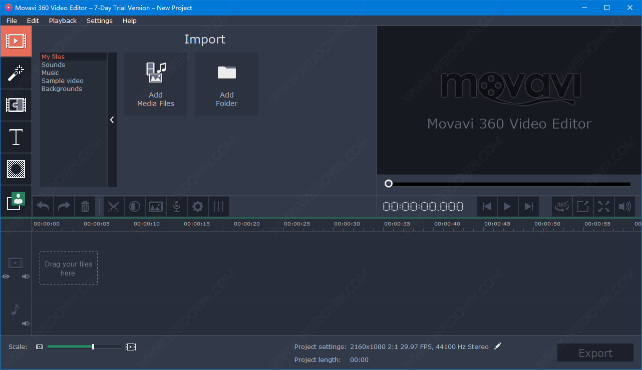 Movavi 360 Video Editor下载 - Movavi 360 Video Editor 1.0.1 绿色便携版