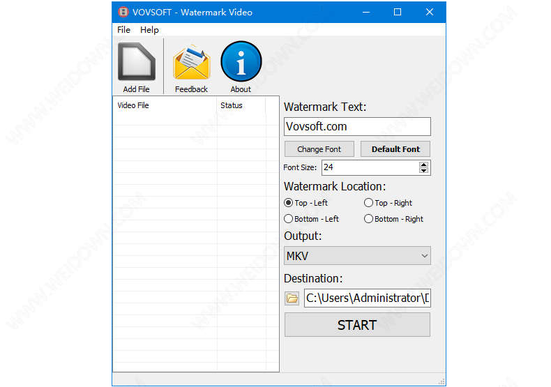VovSoft Watermark Video下载 - VovSoft Watermark Video 1.7 破解版