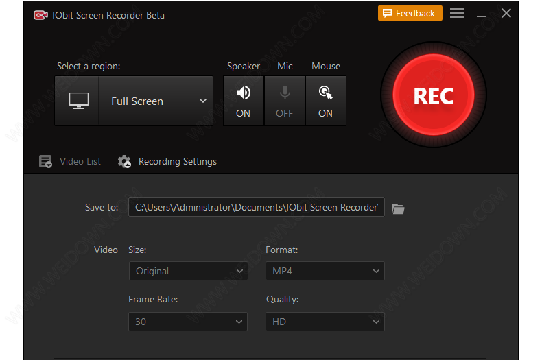 IObit Screen Recorder下载 - IObit Screen Recorder 1.0.0.106 Beta 官方版