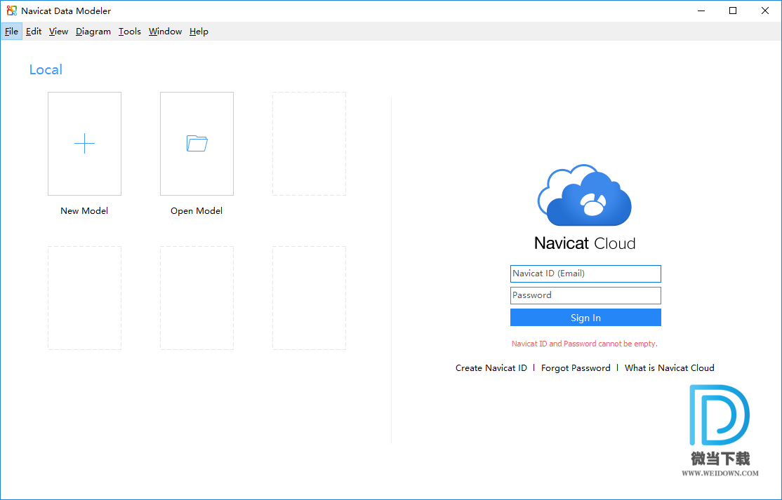 Navicat Data Modeler下载 - Navicat Data Modeler 数据库设计工具 3.0.2 破解版