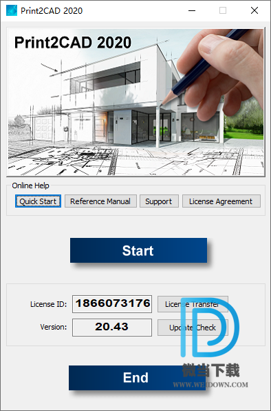 Print2CAD下载 - Print2CAD 2020 文件转换器 20.43 破解版