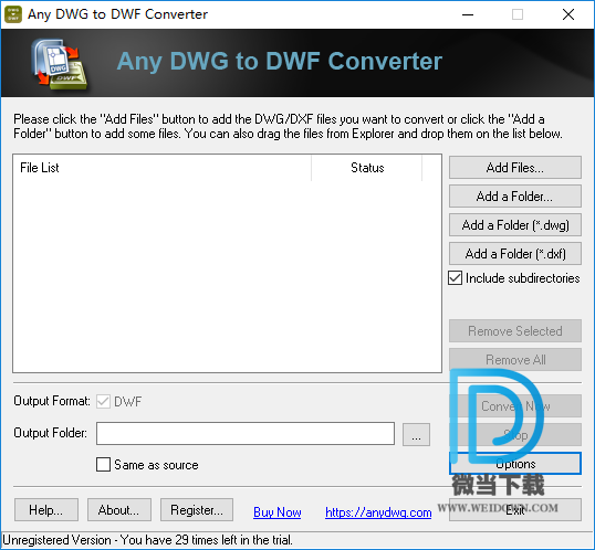 Any DWG to DWF Converter下载 - Any DWG to DWF Converter DWG转DWF软件 2020.0 破解版