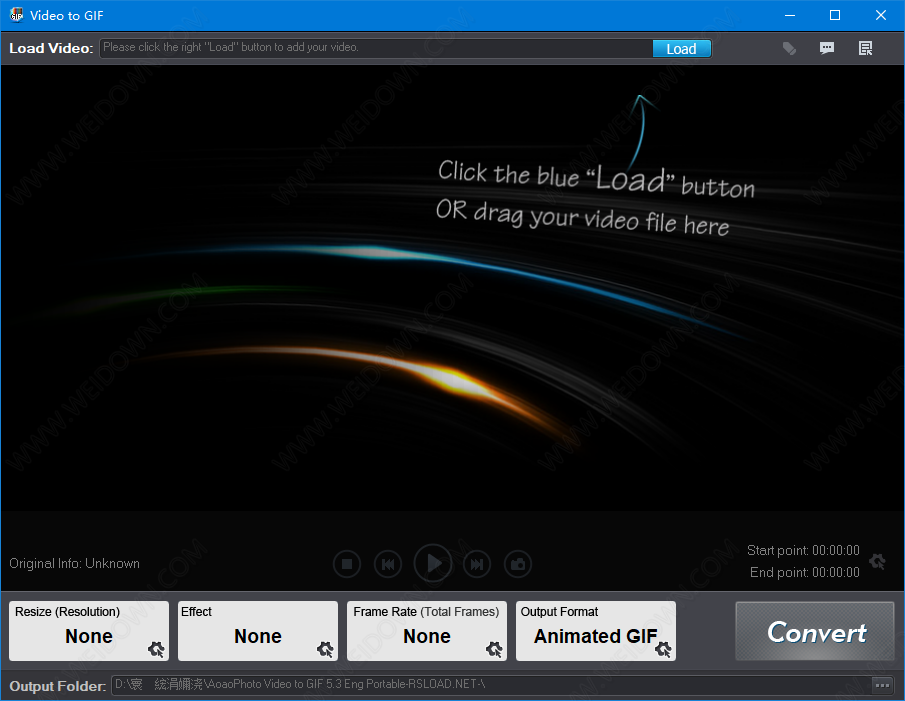 Aoao Video to GIF Converter下载 - Aoao Video to GIF Converter 5.3 绿色便携版