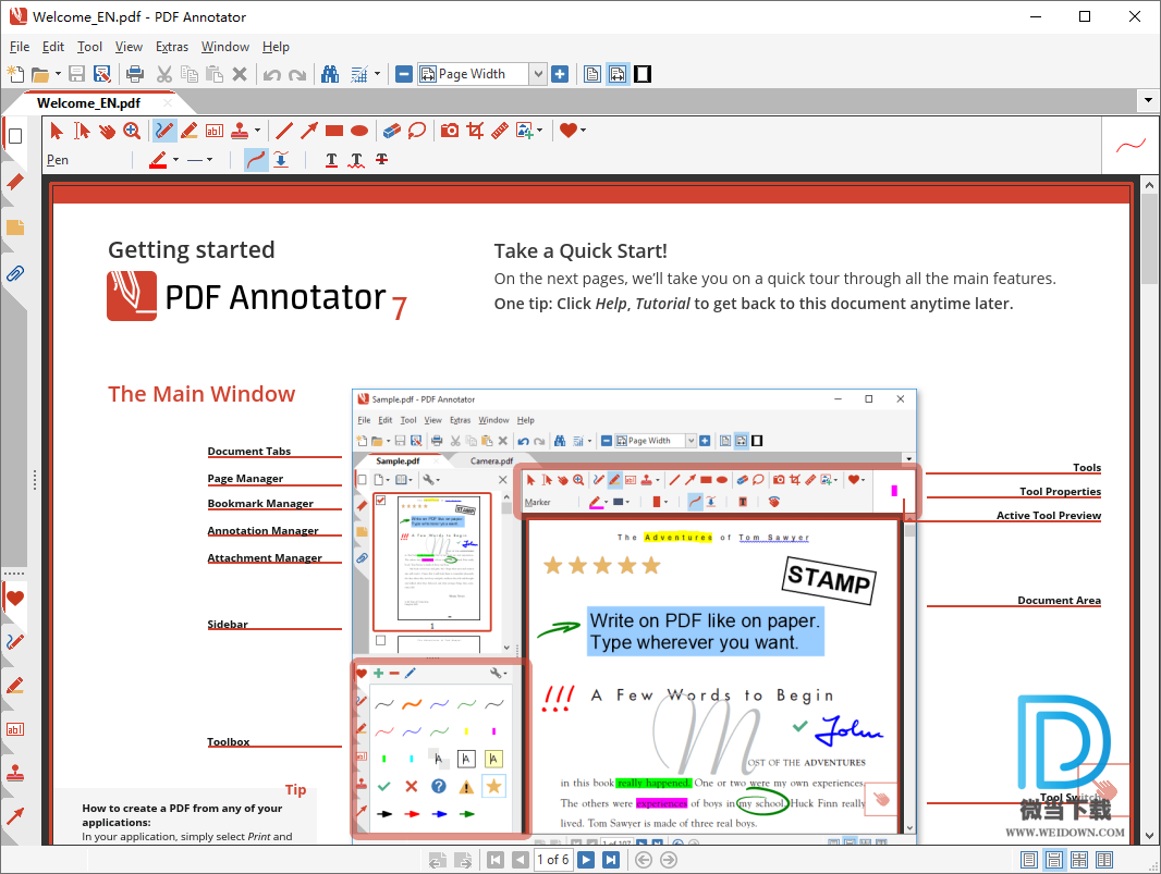 PDF Annotator下载 - PDF Annotator PDF编辑软件 7.1.0.725 绿色破解版