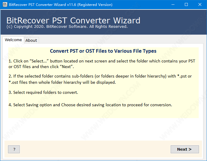 BitRecover PST Converter Wizard下载 - BitRecover PST Converter Wizard 13.3 破解版