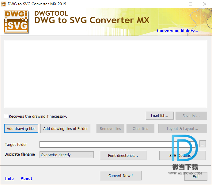 DWG to SVG Converter MX下载 - DWG to SVG Converter MX DWG转SVG工具 6.6.8.175 破解版