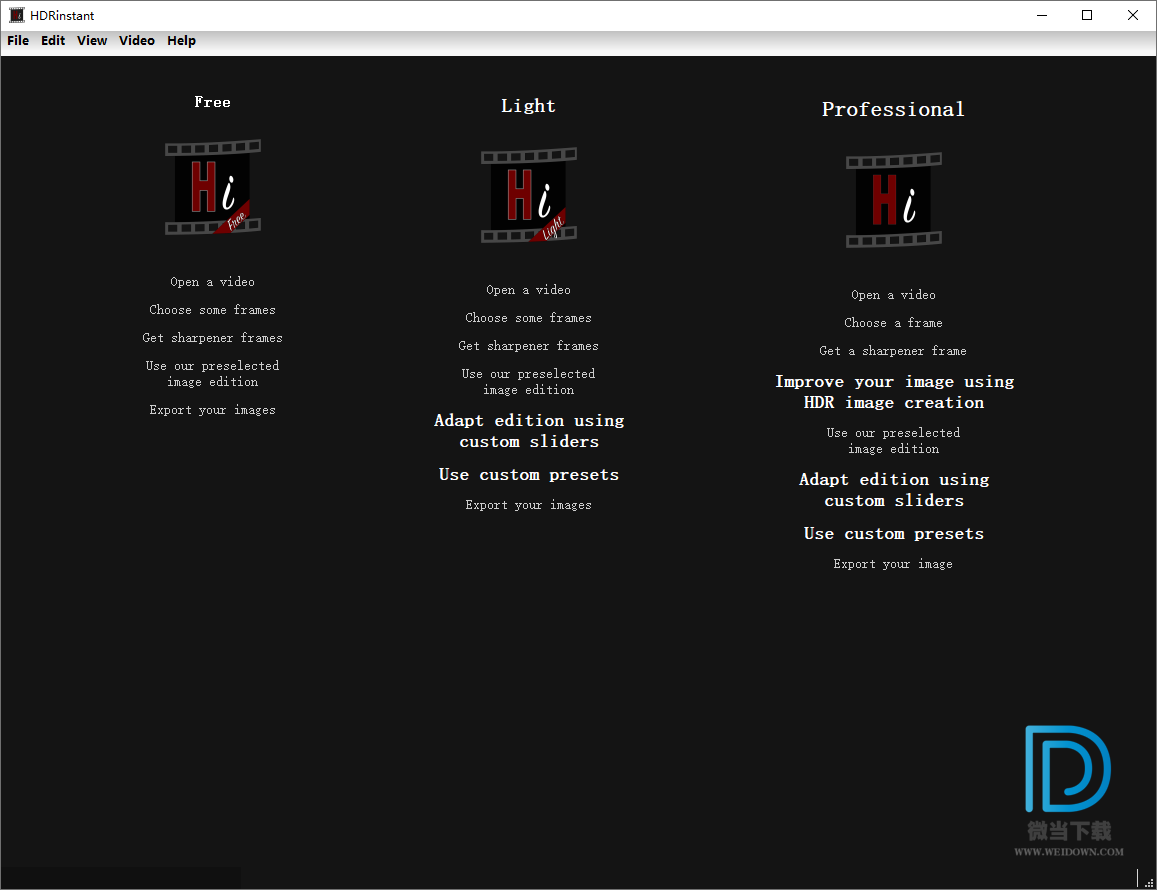 HDRinstant Pro下载 - HDRinstant Pro 视频转HDR图片软件 2.0.4 破解版