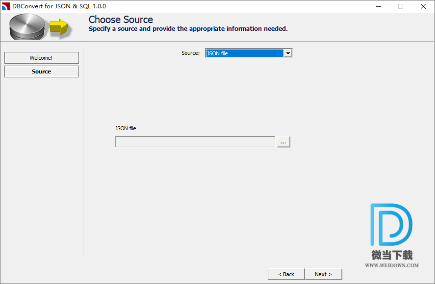 DBConvert JSON to SQL下载 - DBConvert JSON to SQL 文件转换工具 1.0.0 破解版