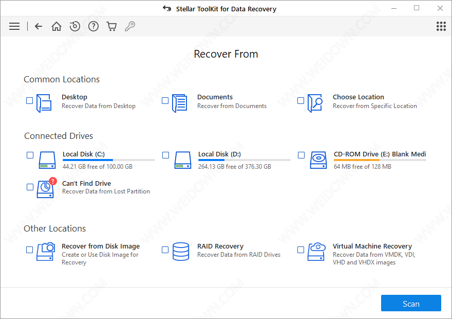 Stellar Toolkit for Data Recovery