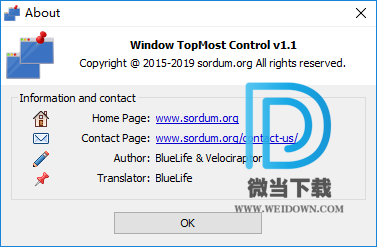 Window TopMost Control下载 - Window TopMost Control 窗口置顶工具 1.1 免装版