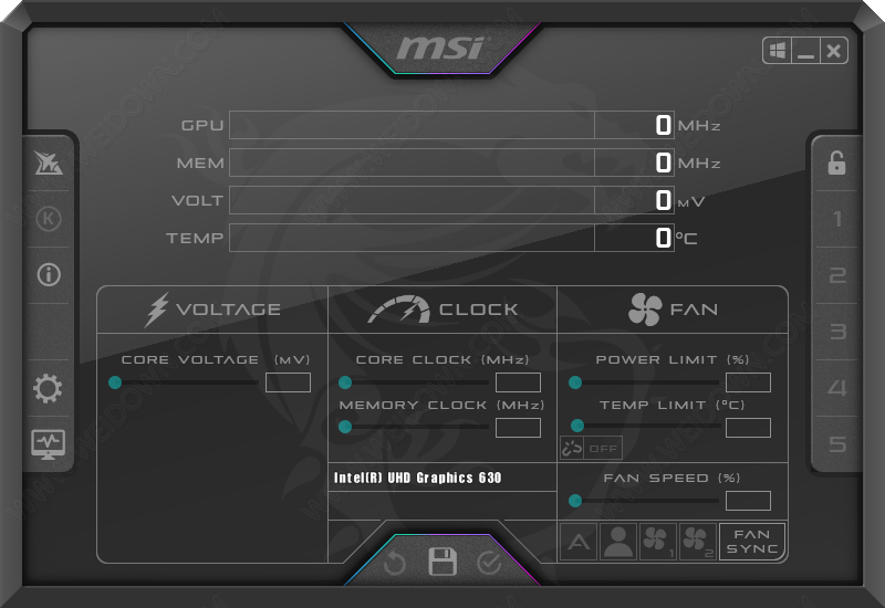 MSI Afterburner下载 - MSI Afterburner 4.6.4 中文免费版