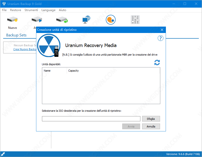 Uranium Backup