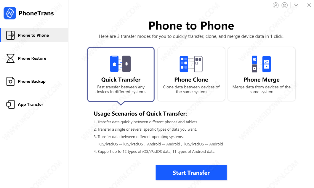 PhoneTrans下载 - PhoneTrans 5.3.0.20220816 免费版