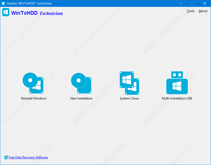 WinToHDD下载 - WinToHDD 4.5.2 绿色便携版