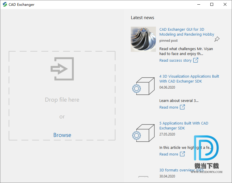 CAD Exchanger GUI下载 - CAD Exchanger GUI CAD图形查看转换软件 3.8.0.12837 破解版