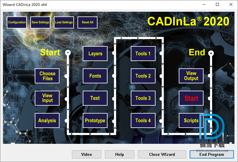 CADInLa下载 - CADInLa 2020 CAD图像结构更改工具 9.50b 破解版