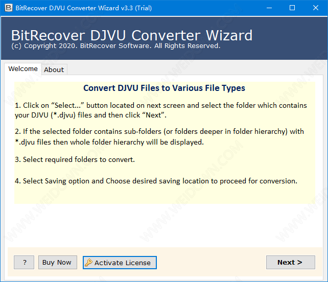 BitRecover DjVu Converter Wizard下载 - BitRecover DjVu Converter Wizard 3.3 官方版