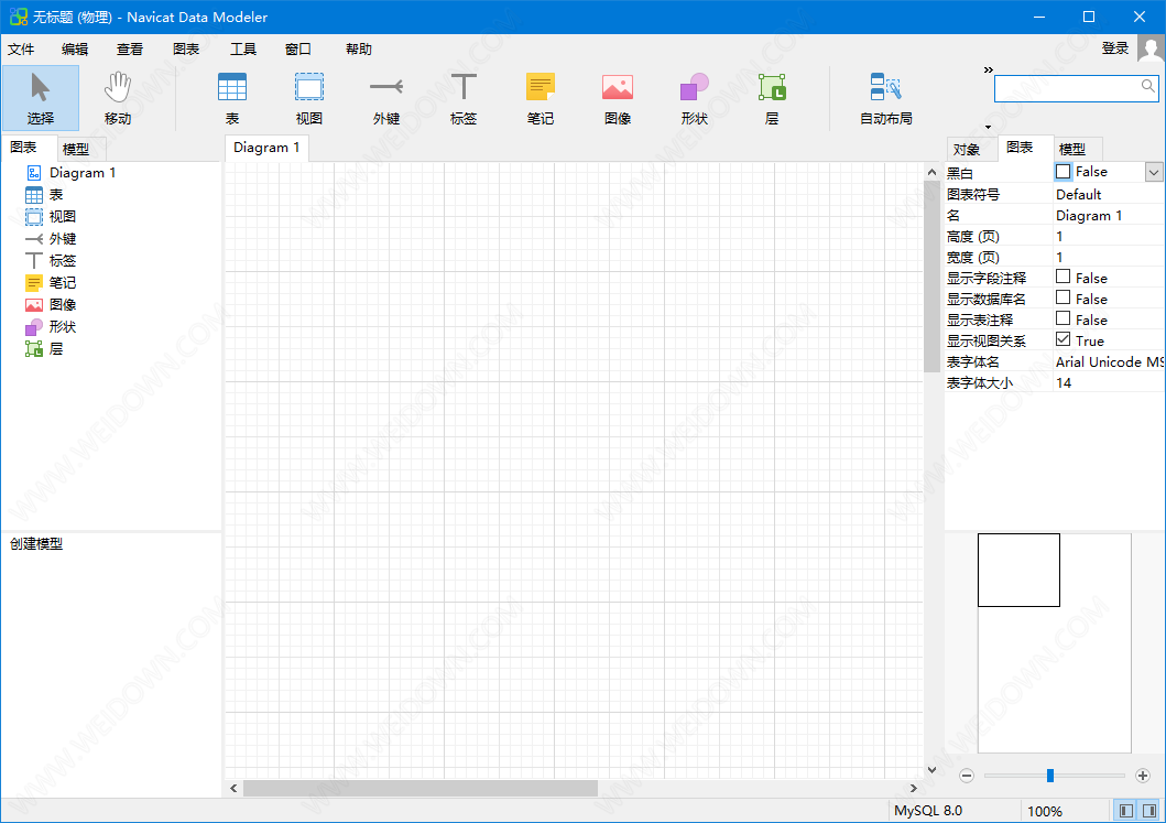 Navicat Data Modeler下载 - Navicat Data Modeler 3.2.3 中文官方版