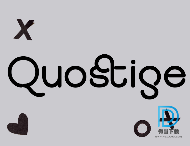 Quostige字体下载 - Quostige字体 免费下载