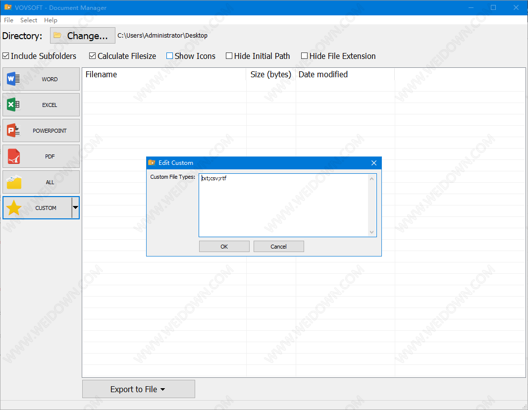 VovSoft Document Manager-1