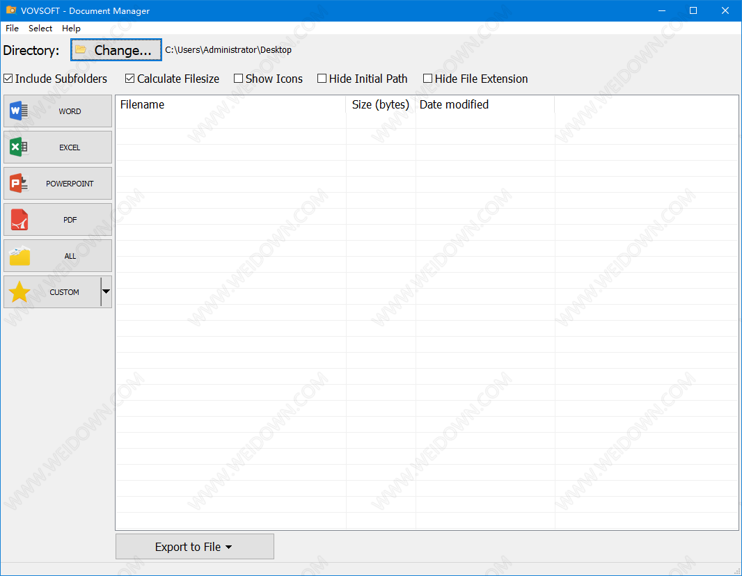 VovSoft Document Manager-2