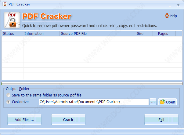 PDF Cracker便携版下载 - PDF Cracker 3.20 注册便携版