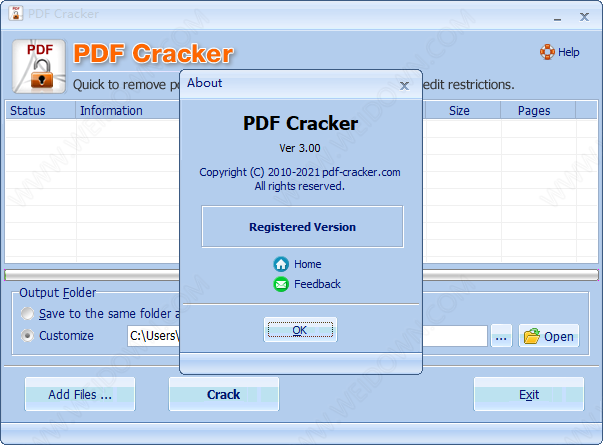 PDF Cracker便携版下载 - PDF Cracker 3.20 注册便携版