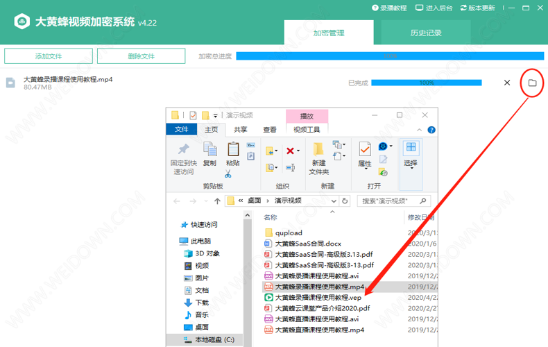 大黄蜂视频加密软件下载 - 大黄蜂视频加密软件 5.07 官方版