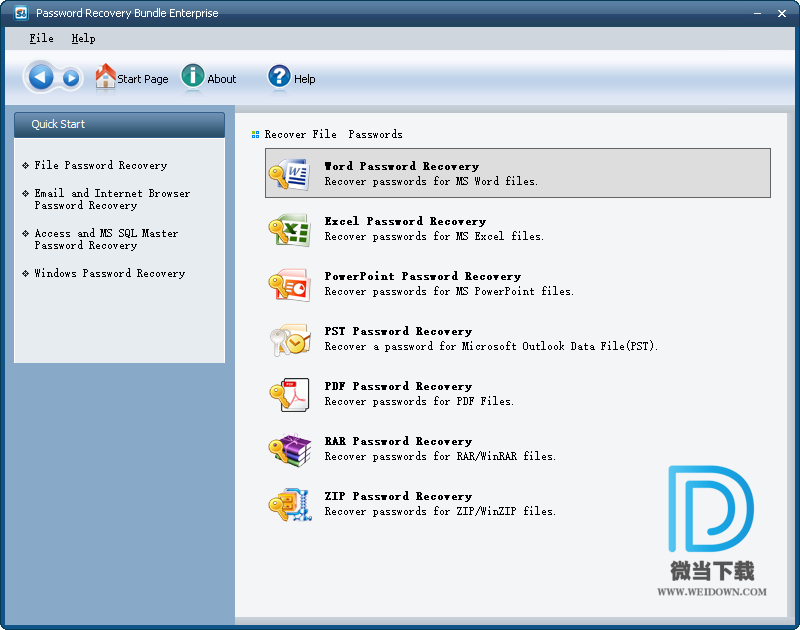 Password Recovery Bundle Enterprise下载 - Password Recovery Bundle Enterprise 密码恢复软件 8.2.0 破解版