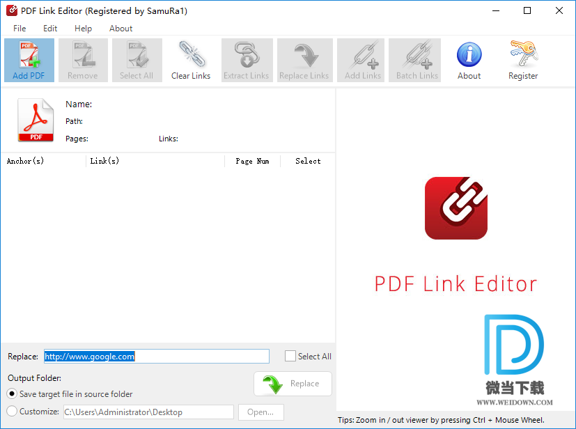 PDF Link Editor下载 - PDF Link Editor Pro PDF超链接编辑器 2.4.2 破解版