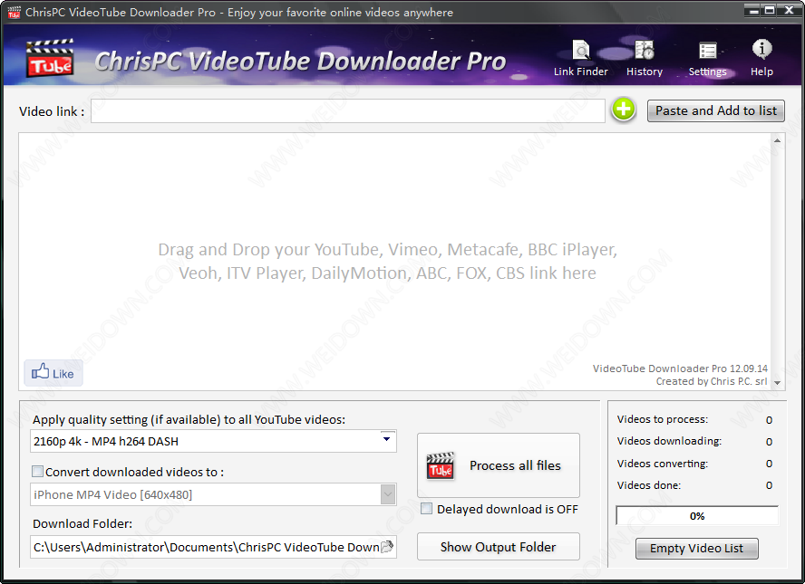 ChrisPC VideoTube Downloader Pro