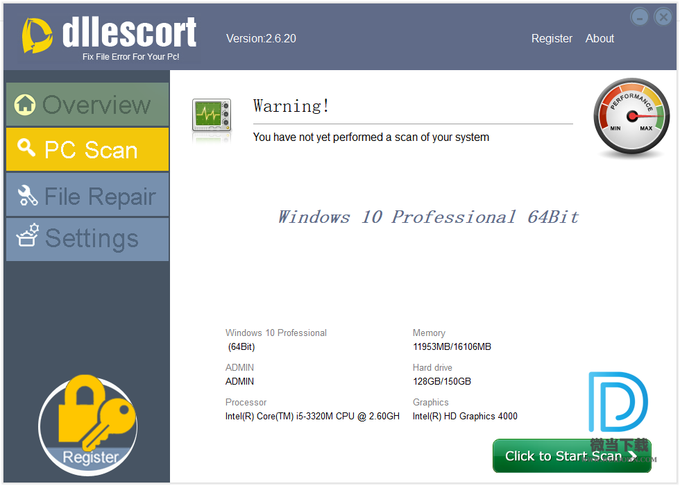 DLL Escort下载 - DLL Escort 2020 DLL文件修复工具 2.6.20 破解版