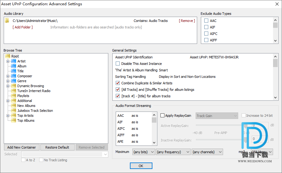 dBpoweramp Asset UPnP下载 - dBpoweramp Asset UPnP Premium 音频服务器 6.2 破解版