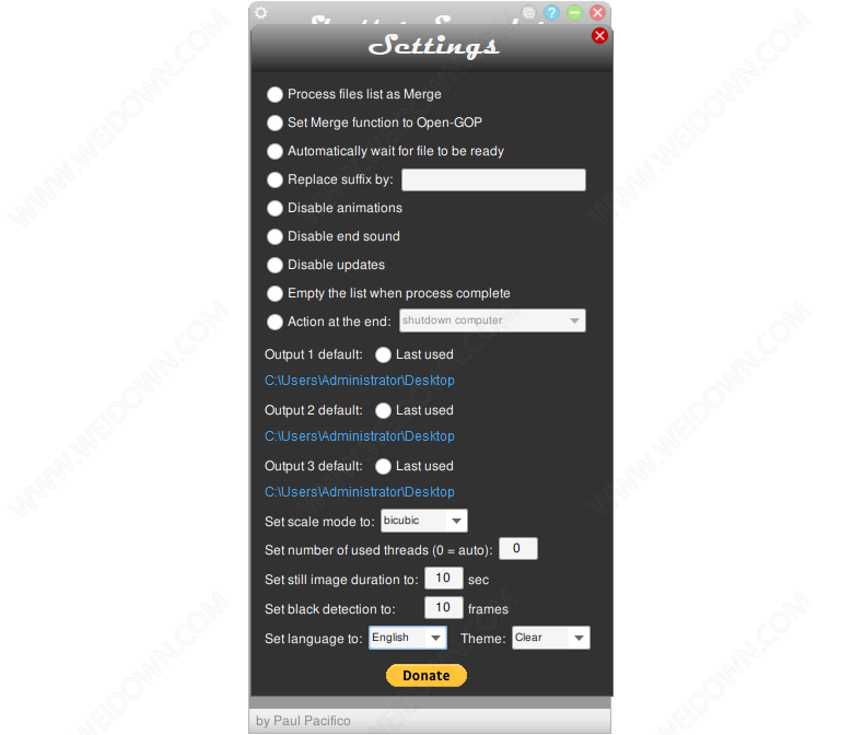 Shutter Encoder