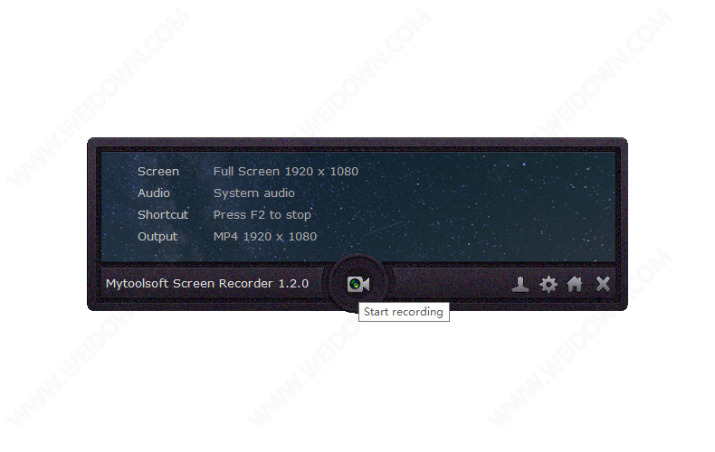 Mytoolsoft Screen Recorder下载 - Mytoolsoft Screen Recorder 1.2.0 破解版