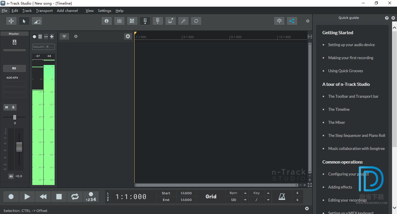 n-Track Studio Suite下载 - n-Track Studio Suite 多音轨录音软件 9.1.1.3650 绿色便携版