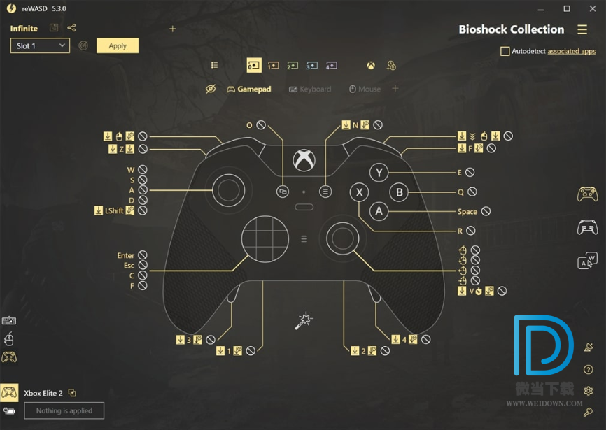 ReWASD下载 - ReWASD Xbox One手柄映射工具 5.2.2.1757 破解版
