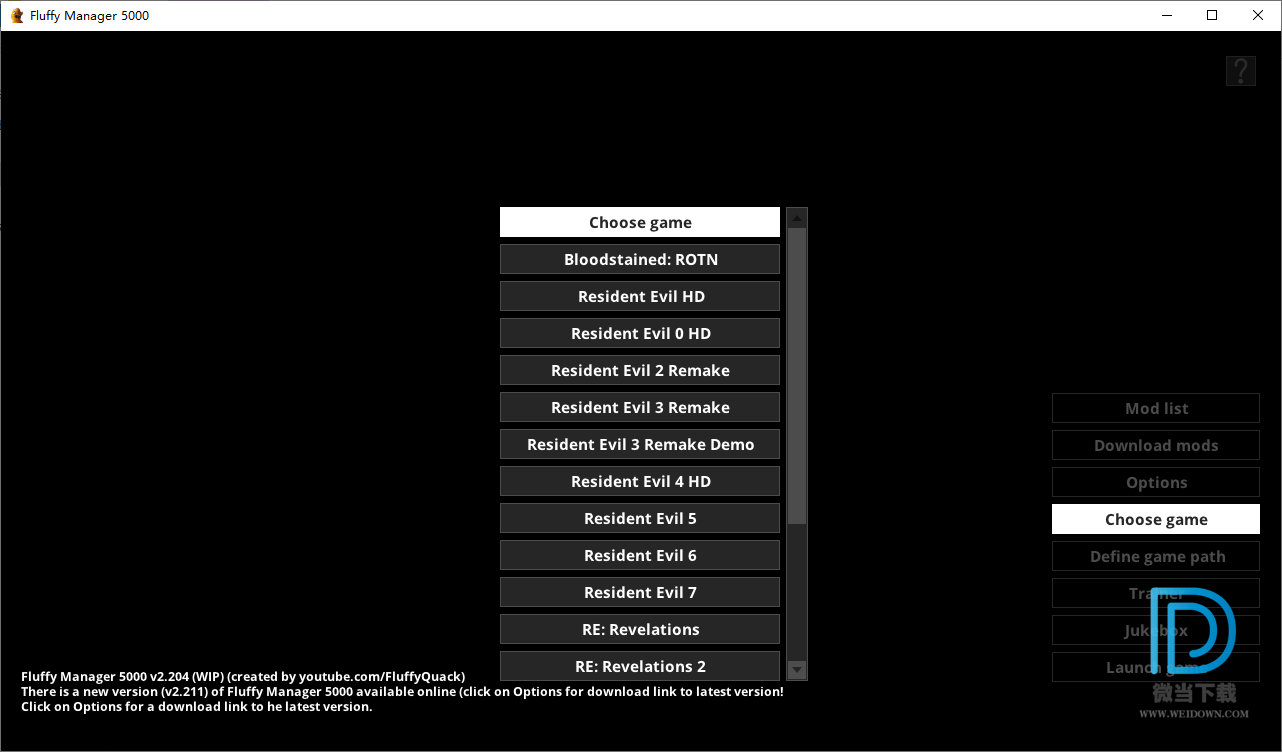 生化危机3重制版MOD管理工具下载 - 生化危机3重制版MOD管理工具 2.205 免费版