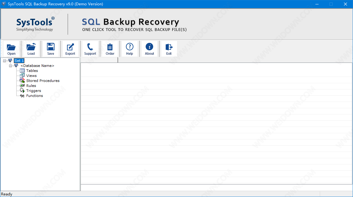 SysTools SQL Backup Recovery