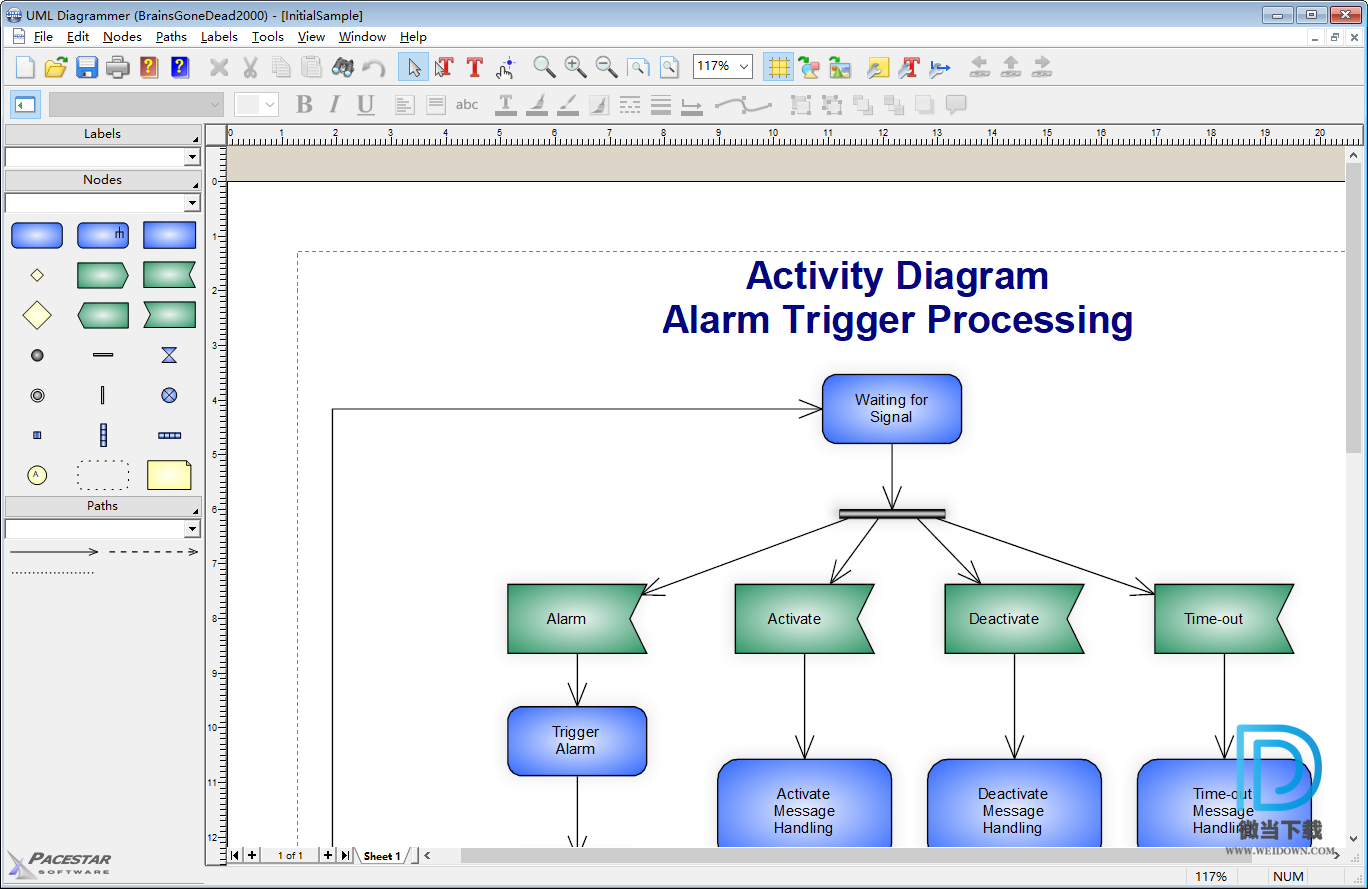 UML Diagrammer下载 - UML Diagrammer 流程图绘制软件 6.75 破解版