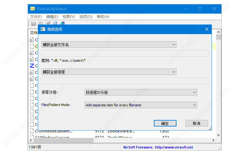 FileActivityWatch下载 - FileActivityWatch 1.66 中文绿色版