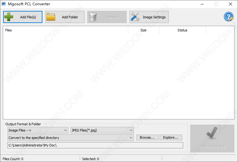 Mgosoft PCL Converter