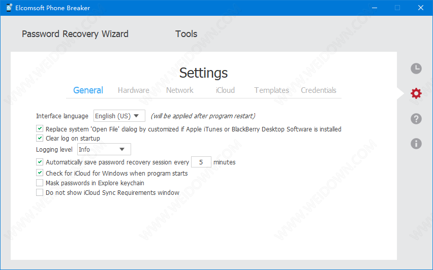 Elcomsoft Phone Breaker Forensic Edition